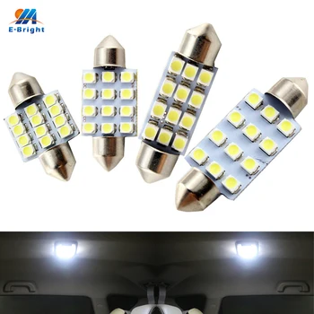 YM E-Bright 100 Pcs C5W 31mm 36mm 39mm 41mm 1210 12 SMD 3528 12 LED Interior Reading Lights Festoon Dome Lamps 12V DC Auto Bulbs
YM E-Bright 100 Pcs C5W 31mm 36mm 39mm 41mm 1210 12 SMD 3528 12 LED Interior Reading Lights Festoon Dome Lamps 12V DC Auto Bulbs