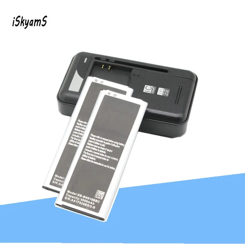 iSkyamS 2x 3000mAh EB-BN916BBC Battery +Charger for Samsung Galaxy NOTE4 N9100 N9108V N9109V N9106W NOTE 4 with NFC Batteries
iSkyamS 2x 3000mAh EB-BN916BBC Battery +Charger for Samsung Galaxy NOTE4 N9100 N9108V N9109V N9106W NOTE 4 with NFC Batteries