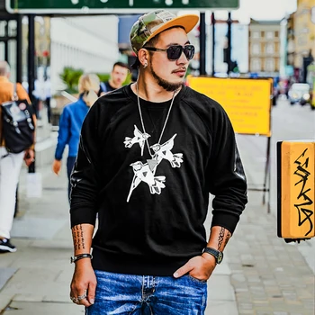 6XL Mens Sweatshirts Hoodies Big Plus Sizes Hip Hop Funny Print Oversized Crewneck Hoodie Men Sweatshirt Pullover Urban Street 
6XL Mens Sweatshirts Hoodies Big Plus Sizes Hip Hop Funny Print Oversized Crewneck Hoodie Men Sweatshirt Pullover Urban Street