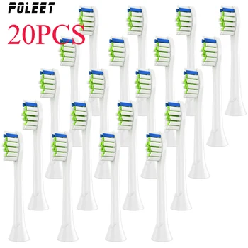 Poleet 20PCS Electric Toothbrush Replacement Heads YH729 Fits For Philips HX3 HX6 HX9 Series Toothbrush Head P-HX-6064 HX6064
Poleet 20PCS Electric Toothbrush Replacement Heads YH729 Fits For Philips HX3 HX6 HX9 Series Toothbrush Head P-HX-6064 HX6064