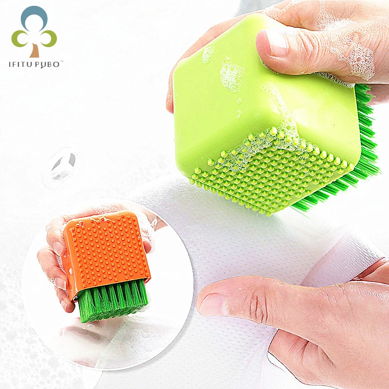 1Pc Square Silicone Cleaning Brush Dual-purpose Laundry Underwear Washboard Dual-use Household Cleaning Scrubber LYQ
1Pc Square Silicone Cleaning Brush Dual-purpose Laundry Underwear Washboard Dual-use Household Cleaning Scrubber LYQ