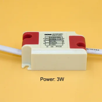 LED 3W power supply Constant Current 300mA Adapter for LED down light and Spot light Universal Accessories Lighting Transformer
LED 3W power supply Constant Current 300mA Adapter for LED down light and Spot light Universal Accessories Lighting Transformer