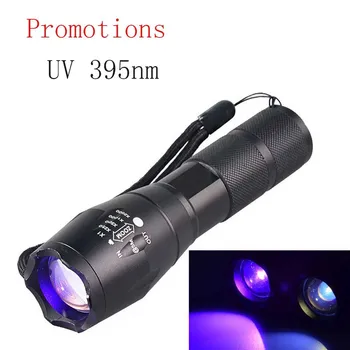 LED Flashlight Zoomable Purple Light UV Flashlight Electric Fluorescent Light Counterfeit Light UV Lamp Bead Camping Hunting
LED Flashlight Zoomable Purple Light UV Flashlight Electric Fluorescent Light Counterfeit Light UV Lamp Bead Camping Hunting
