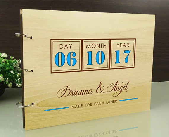 personalized save the date Rustic wedding guest album engraved Wooden guestbooks Reception party favors decorations
personalized save the date Rustic wedding guest album engraved Wooden guestbooks Reception party favors decorations