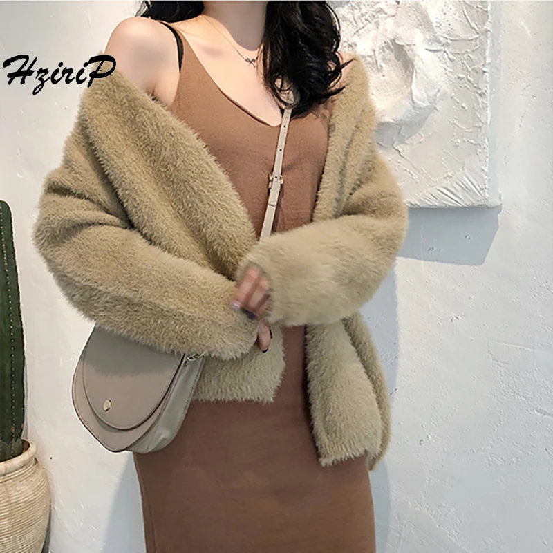Hzirip New Korean Fashional Coat 2018 Autumn Winter Casual Solid Thick Warm Loose Open Stitch Wild Long Sleeve Outerwear
Hzirip New Korean Fashional Coat 2018 Autumn Winter Casual Solid Thick Warm Loose Open Stitch Wild Long Sleeve Outerwear