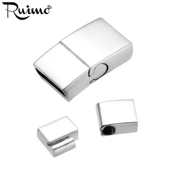 RUIMO 10*3mm Hole Size Magnetic Buckle 316L Stainless Steel High Polished Magnetic Clasp Hook DIY Bracelet Making Accessories
RUIMO 10*3mm Hole Size Magnetic Buckle 316L Stainless Steel High Polished Magnetic Clasp Hook DIY Bracelet Making Accessories