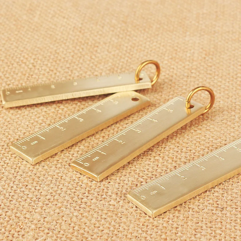 6cm Small Copper Ruler Keychain Brass Ruler Key Ring Number Plate Key Pendant Gold Color Women Men Accessories Gifts Keyring
6cm Small Copper Ruler Keychain Brass Ruler Key Ring Number Plate Key Pendant Gold Color Women Men Accessories Gifts Keyring