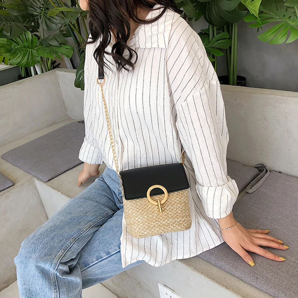 Small Straw Bucket Bags For Women 2019 Summer Crossbody Bags Lady Travel Purses and Handbags Female Shoulder Messenger Bag
Small Straw Bucket Bags For Women 2019 Summer Crossbody Bags Lady Travel Purses and Handbags Female Shoulder Messenger Bag