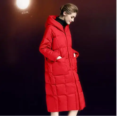 Winter Down Parka Women Long Style Warm Hooded Slim Fit Duck Down Jacket Female Outdoor Fashion Thickening Snow Down Coat FR3032
Winter Down Parka Women Long Style Warm Hooded Slim Fit Duck Down Jacket Female Outdoor Fashion Thickening Snow Down Coat FR3032