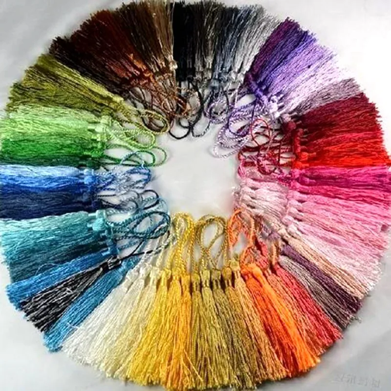 100pcs/lot about 12.5cm wholesale multicolor polyester Charm tassel for home decore curtain fitting bookmark curtains 181051
100pcs/lot about 12.5cm wholesale multicolor polyester Charm tassel for home decore curtain fitting bookmark curtains 181051