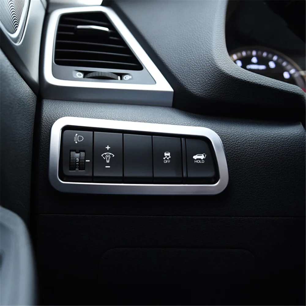 Headlight Button Frame Trim For Hyundai Tucson 2015 Head Fog Light Button Cover Sticker For Tucson 2016 2017 2018 ACCESSORIES
Headlight Button Frame Trim For Hyundai Tucson 2015 Head Fog Light Button Cover Sticker For Tucson 2016 2017 2018 ACCESSORIES