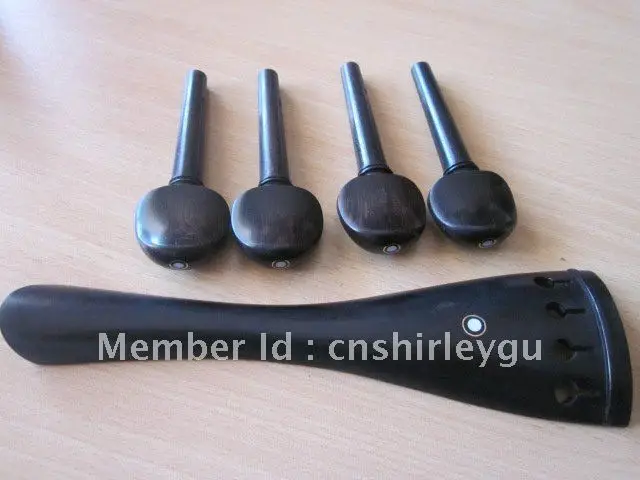 Free Shipping FULL SIZE 4/4 Ebony Cello Parts (Tailpiece, 4 pegs, taipiece gut is free charge) 3/4 1/2 1/4
Free Shipping FULL SIZE 4/4 Ebony Cello Parts (Tailpiece, 4 pegs, taipiece gut is free charge) 3/4 1/2 1/4
