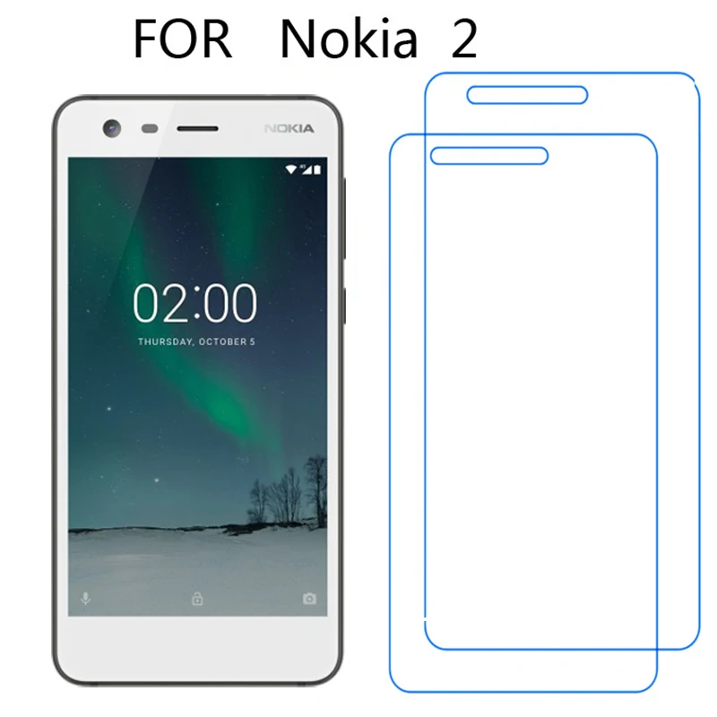 2 шт. защитная пленка для экрана Nokia закаленное стекло на телефон Nokia2 стеклянная