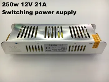 250W 12V21A switching power supply small volume transformer sufficient power commercial plant led strip monitoring power supply
250W 12V21A switching power supply small volume transformer sufficient power commercial plant led strip monitoring power supply