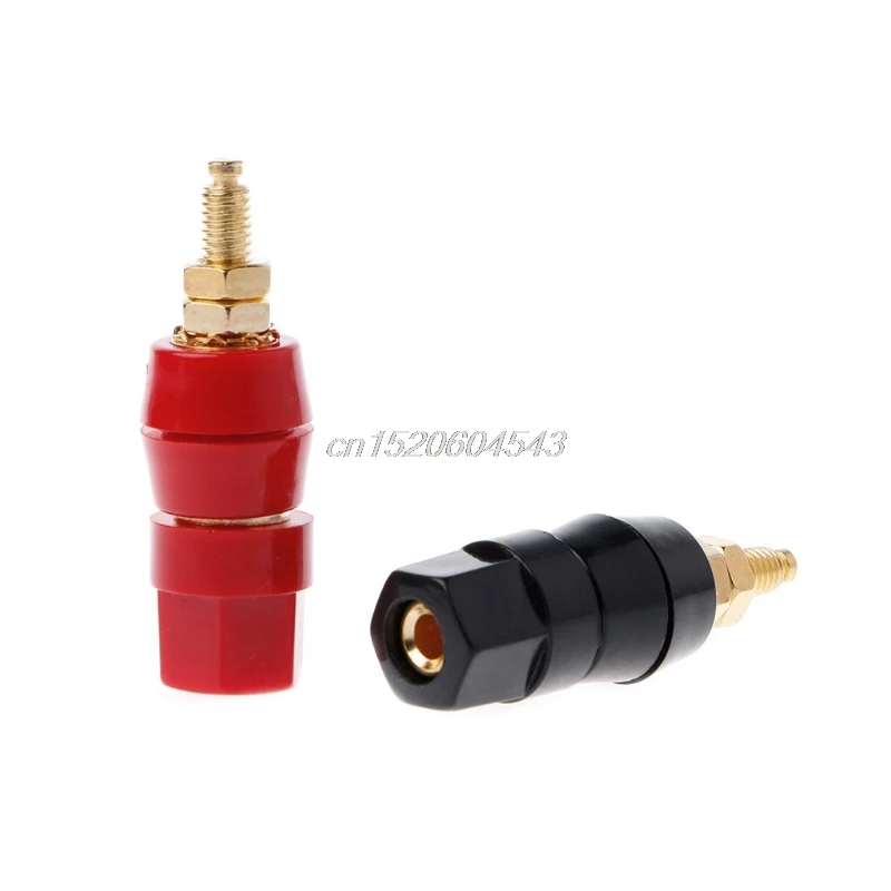 1 Pair 4mm Banana Plug Red Black Connector Amplifier Terminal Binding Post Speaker Jack R24 Drop Ship
1 Pair 4mm Banana Plug Red Black Connector Amplifier Terminal Binding Post Speaker Jack R24 Drop Ship