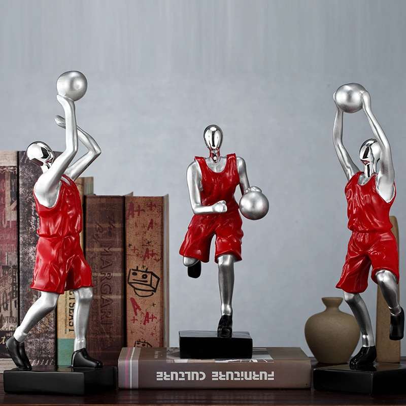 American modern basketball sports figure sculpture goalkeeper statue home living room wine cabinet study bookshelf trophy crafts
American modern basketball sports figure sculpture goalkeeper statue home living room wine cabinet study bookshelf trophy crafts