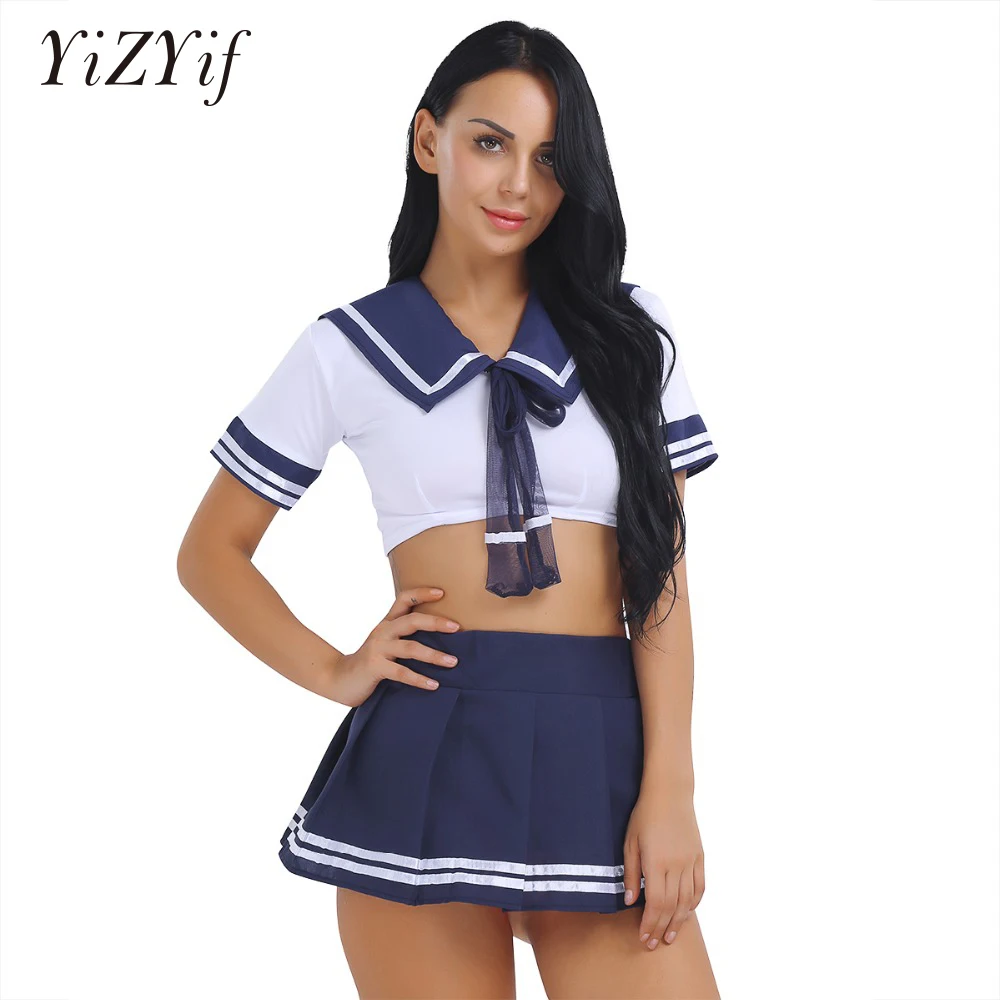 Cosplay Japanese School Girl Students Sailor Uniform Anime Women/'s Fancy Costume