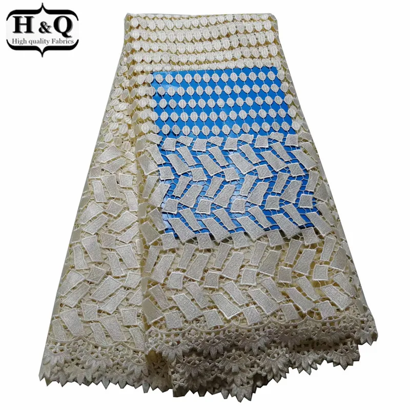 Stylish Design African Embroidered Lace Fabric African Cord Lace 5 Yards/Piece African Water Soluble Lace Fabric For Party Dress
Stylish Design African Embroidered Lace Fabric African Cord Lace 5 Yards/Piece African Water Soluble Lace Fabric For Party Dress