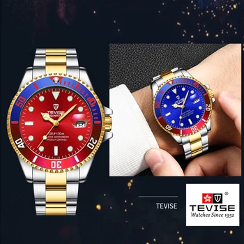 TEVISE Fashion Mens Watches Top Brand Luxury Casual Quartz Watch Men Stainless Steel Waterproof Sport Watch Relogio Masculino
TEVISE Fashion Mens Watches Top Brand Luxury Casual Quartz Watch Men Stainless Steel Waterproof Sport Watch Relogio Masculino