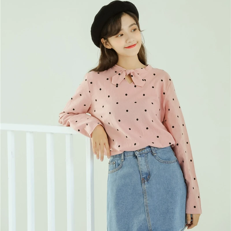spring autumn women tops 2019 ulzzang harajuku korean clothes fashion vintage shirts bandage wave friends pink blouse women
spring autumn women tops 2019 ulzzang harajuku korean clothes fashion vintage shirts bandage wave friends pink blouse women