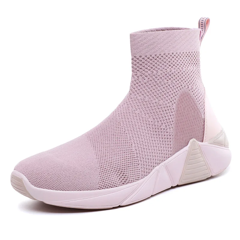 High Top Socks Running Shoes for Women Summer Breathable Slip on Sneakers Pink/Black Ladies Sport Walking Jogging Shoes
High Top Socks Running Shoes for Women Summer Breathable Slip on Sneakers Pink/Black Ladies Sport Walking Jogging Shoes