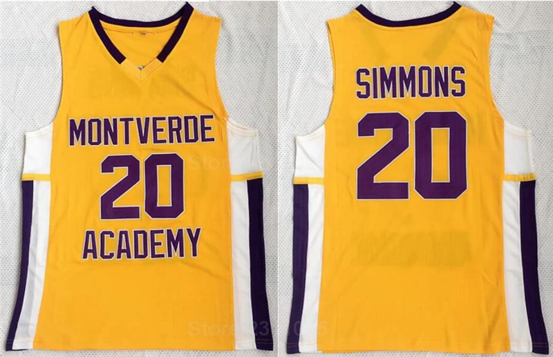 Ediwallen Men New 20 Ben Simmons Jersey High School Basketball Montverde Academy Eagles Jerseys All Stitched Team Color Yellow
Ediwallen Men New 20 Ben Simmons Jersey High School Basketball Montverde Academy Eagles Jerseys All Stitched Team Color Yellow