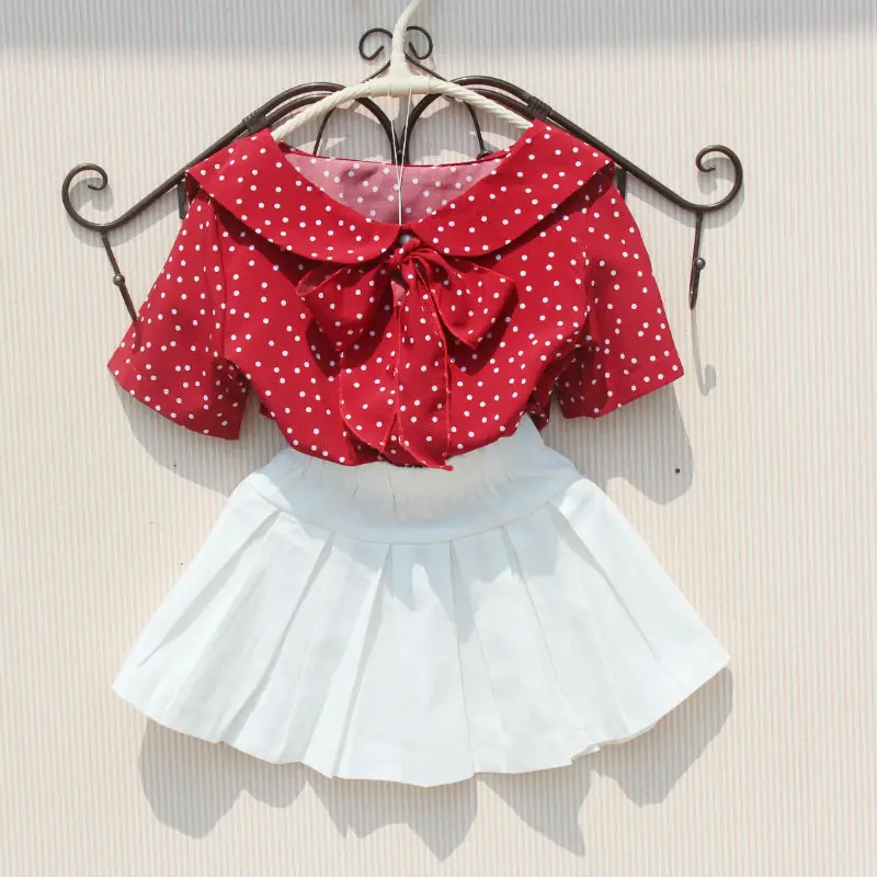 2019 Summer Toddler Teen School Girls Chiffon Blouse Top Dot Shirt Girl Blouses Tops Kids Shirts Children Clothes 6 8 10 12 Year
2019 Summer Toddler Teen School Girls Chiffon Blouse Top Dot Shirt Girl Blouses Tops Kids Shirts Children Clothes 6 8 10 12 Year