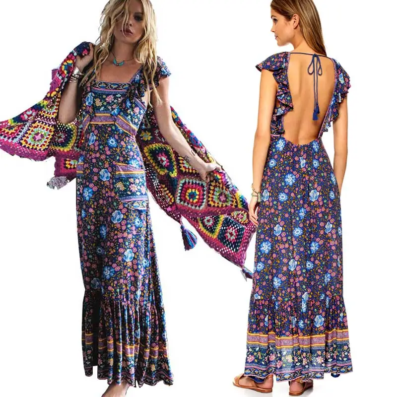 vestidos hippies chic online