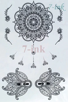 Art Body Tattoo Sticker flower lotus mandala mehndi tatto Water Transfer fake tatto flash tattoo for girl women 15*10cm
Art Body Tattoo Sticker flower lotus mandala mehndi tatto Water Transfer fake tatto flash tattoo for girl women 15*10cm