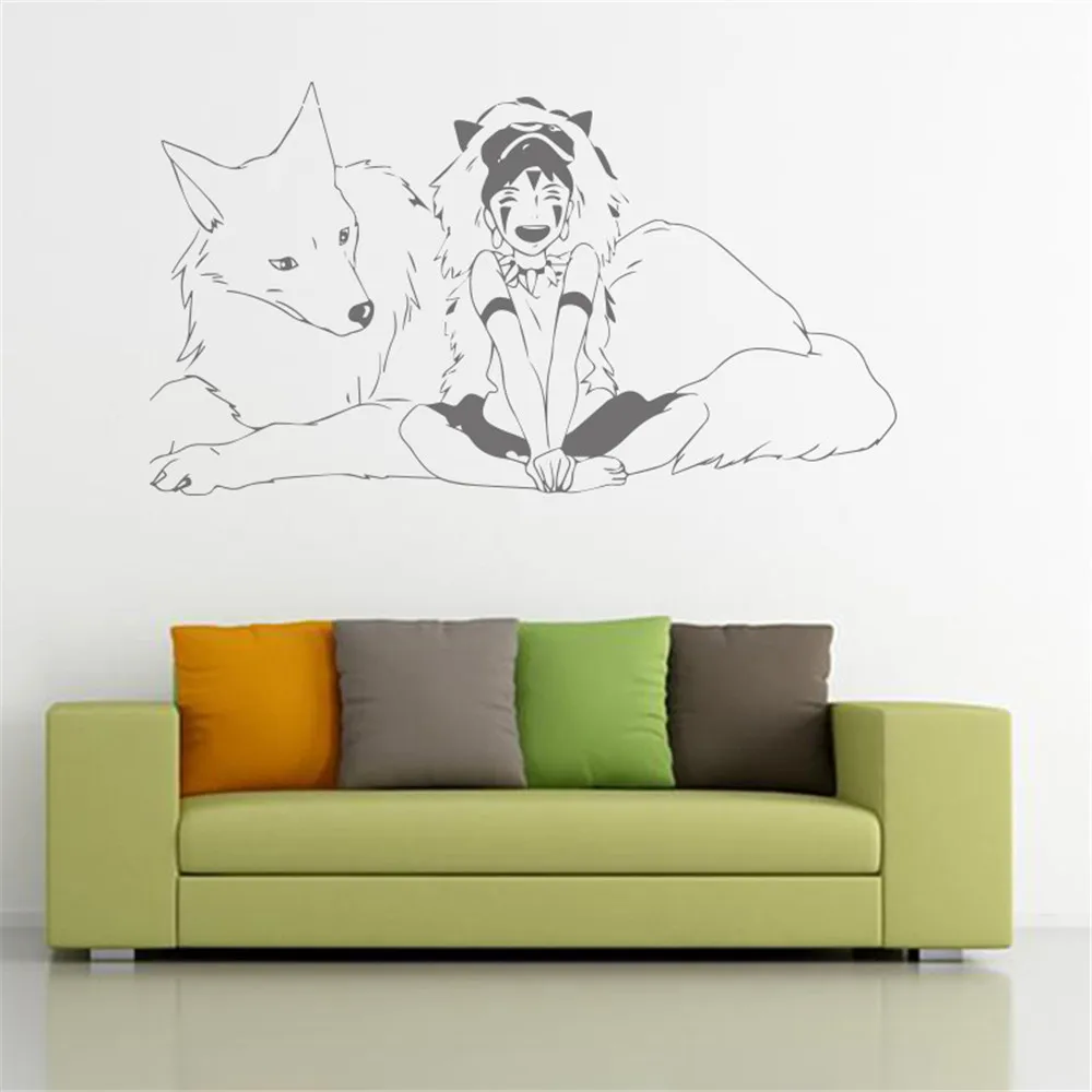 Hot Sell Princess Of The Ghost And Fox Wall Sticker Self-adhesive PVC Waterproof Wallpaper Home Decoration For Kids Room Bedroom
Hot Sell Princess Of The Ghost And Fox Wall Sticker Self-adhesive PVC Waterproof Wallpaper Home Decoration For Kids Room Bedroom