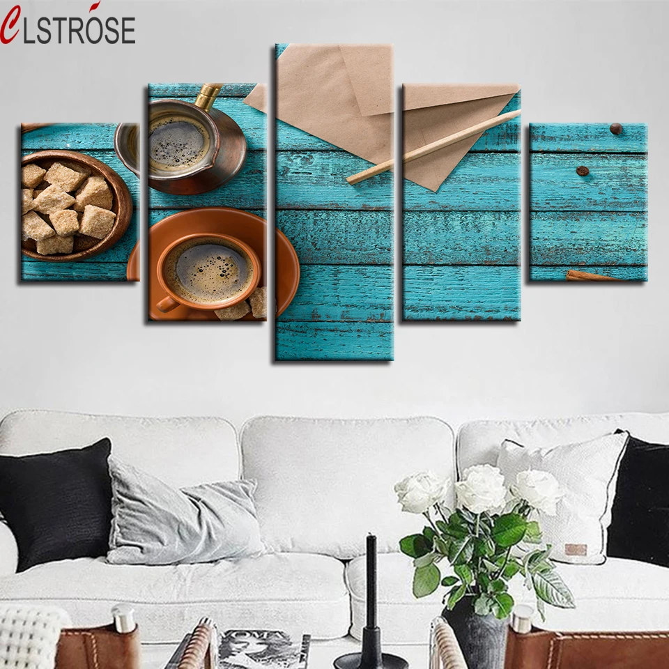 CLSTROSE Canvas Paintings Modular Wall Frame 5 Pcs Coffee Cup Art Pictures HD Printed Cafe Poster Home Decor Kitchen Restaurant
CLSTROSE Canvas Paintings Modular Wall Frame 5 Pcs Coffee Cup Art Pictures HD Printed Cafe Poster Home Decor Kitchen Restaurant