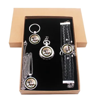 Xpisti Sigillum Militum Knight Creative Jewelry Gift Set Have Pocket Watch And Pendant Necklace And Key chain Bracelet With Box
Xpisti Sigillum Militum Knight Creative Jewelry Gift Set Have Pocket Watch And Pendant Necklace And Key chain Bracelet With Box