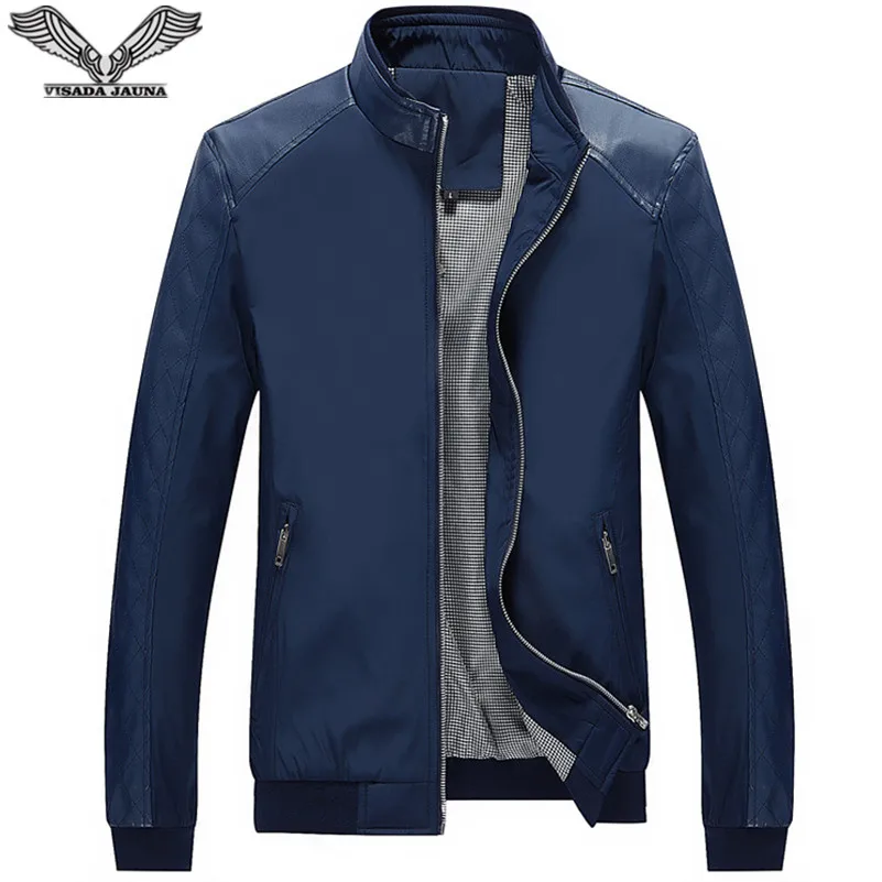 VISADA JAUNA 2017 Fashion Casual Men's Jackets 5XL Big Size Autumn Coat Slim Fit Long Sleeve Solid Color Men's Jackets N5868
VISADA JAUNA 2017 Fashion Casual Men's Jackets 5XL Big Size Autumn Coat Slim Fit Long Sleeve Solid Color Men's Jackets N5868