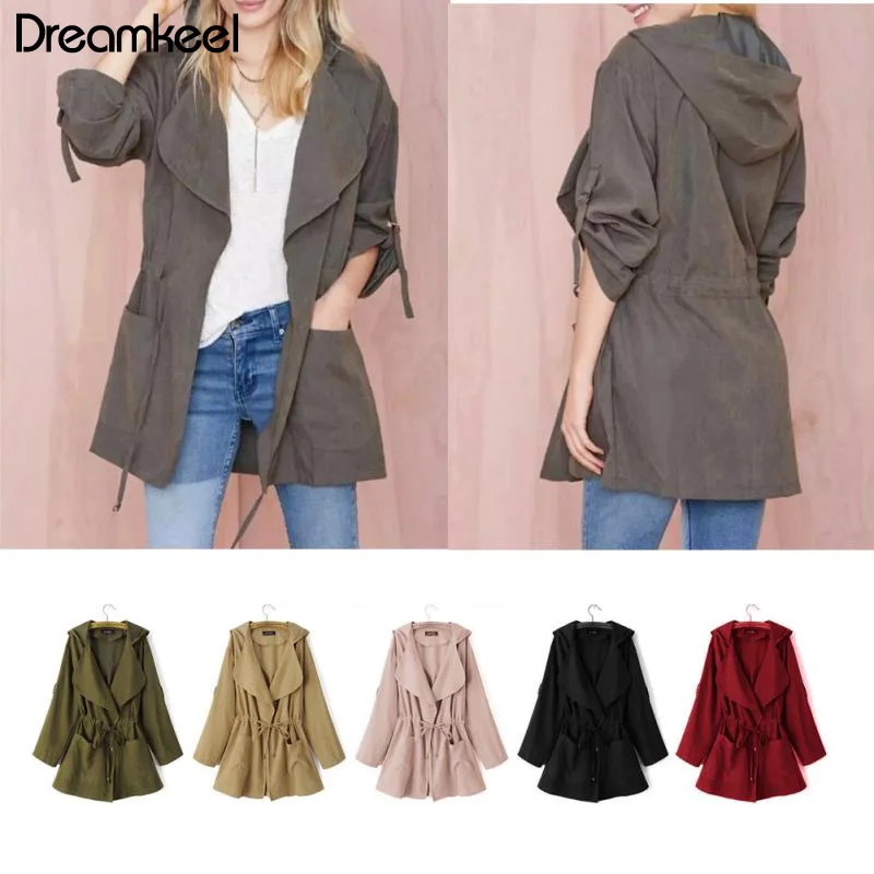 Long Sleeve Hooded Coat Women 2019 New Jacket Coat Autumn Female Loose Outwear Jacket Casual Elastic Waist Pocket Kimono Y
Long Sleeve Hooded Coat Women 2019 New Jacket Coat Autumn Female Loose Outwear Jacket Casual Elastic Waist Pocket Kimono Y