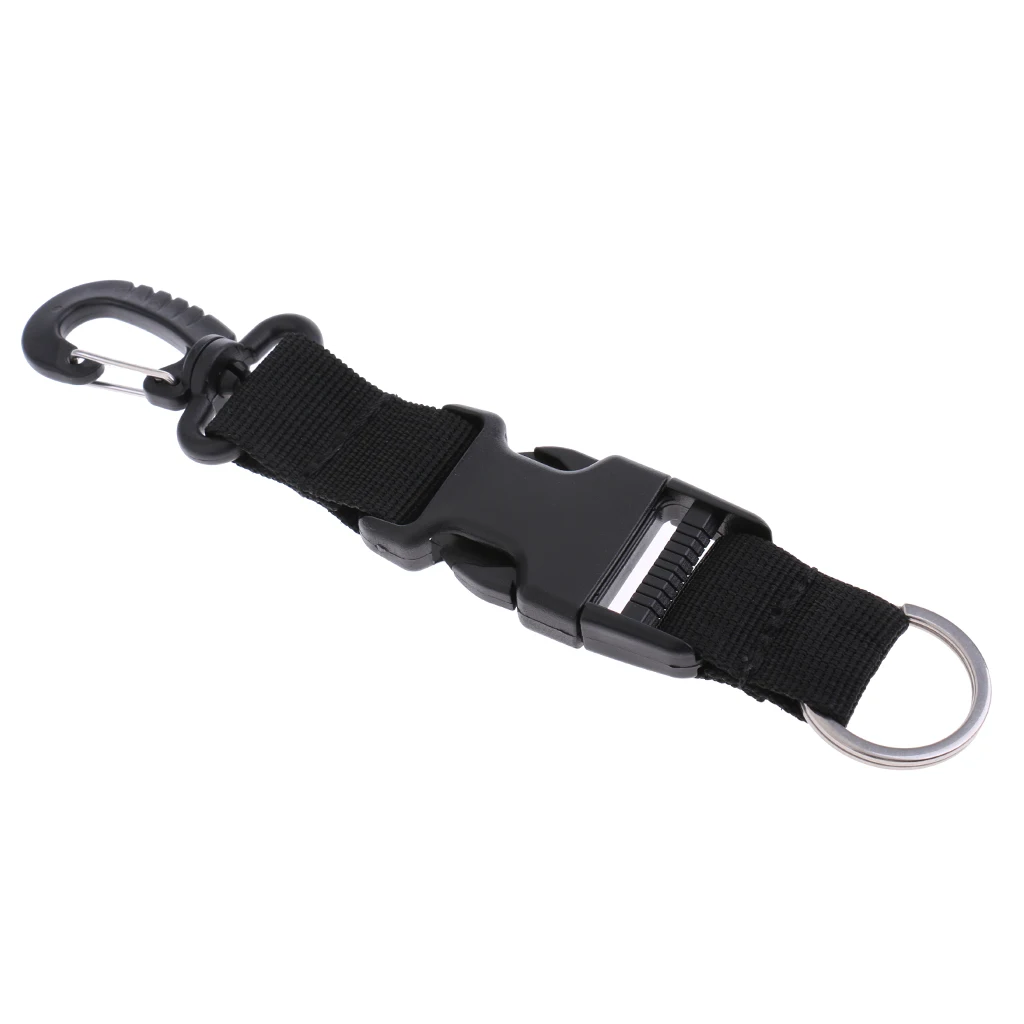 Heavy duty nylon webbing Scuba Diving Webbing Lanyard Strap with Quick Release Buckle Free Diving BCD Clip Gear Accessories Heavy duty nylon webbing Scuba Diving Webbing Lanyard Strap with Quick Release Buckle Free Diving BCD Clip Gear Accessories