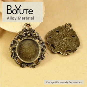 BoYuTe (50 Pieces/Lot) 14MM Cabochon Base Vintage Diy Accessories Parts Antique Bronze Double Dragon Bezel Pendants for Jewelry
BoYuTe (50 Pieces/Lot) 14MM Cabochon Base Vintage Diy Accessories Parts Antique Bronze Double Dragon Bezel Pendants for Jewelry