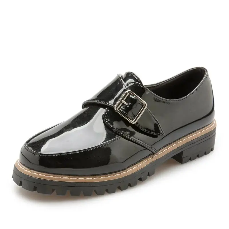 New Oxfords Women Shoes British Style Flats Patent Leather Slip on Ladies Shoes Hook & Loop Thick Bottom Platform Shoes Woman
New Oxfords Women Shoes British Style Flats Patent Leather Slip on Ladies Shoes Hook & Loop Thick Bottom Platform Shoes Woman