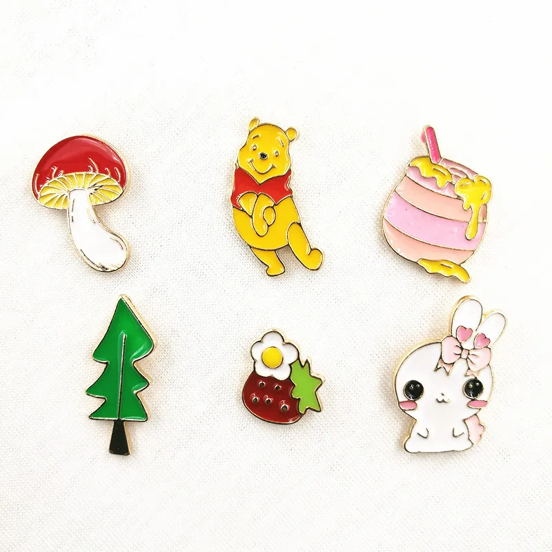 Timlee X040 Cartoon Oil Drop Bear Honey Mushroom Tree Brooch Pins Button Pins Girl Jeans Bag Decoration Gift Bijoux Wholesale
Timlee X040 Cartoon Oil Drop Bear Honey Mushroom Tree Brooch Pins Button Pins Girl Jeans Bag Decoration Gift Bijoux Wholesale