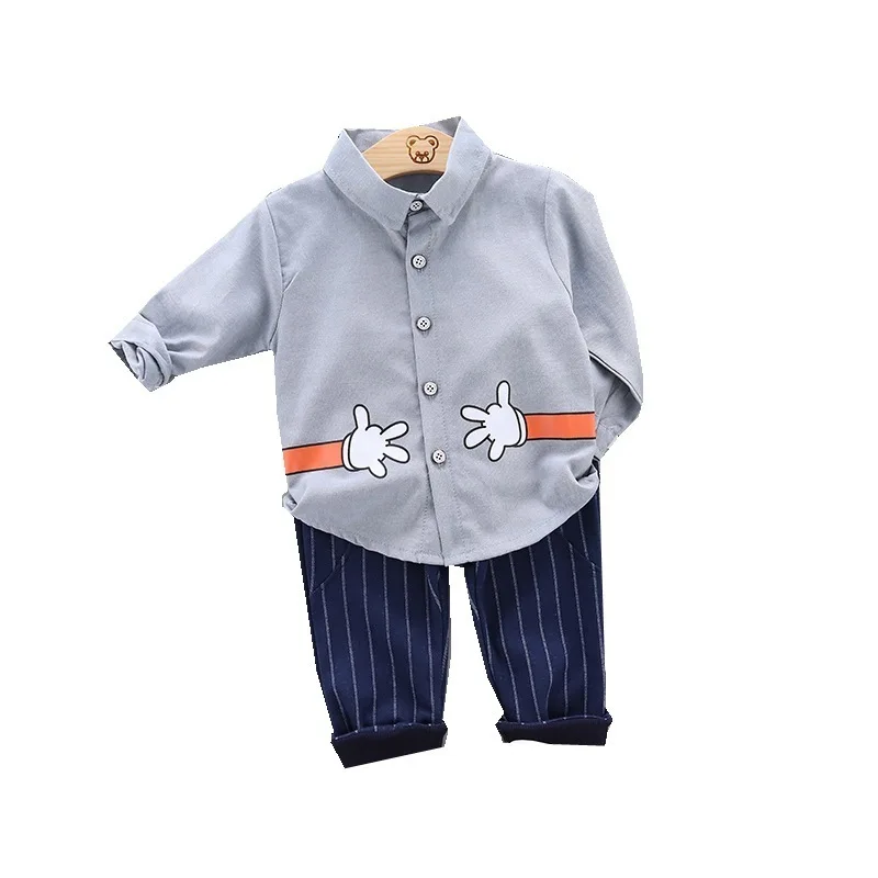 Baby Kid Suit Autumn Children Cartoon Shirt Striped Pants 2 Pcs/set Boy Toddler Fashion Cotton Clothing Infant Casual Tracksuits
Baby Kid Suit Autumn Children Cartoon Shirt Striped Pants 2 Pcs/set Boy Toddler Fashion Cotton Clothing Infant Casual Tracksuits
