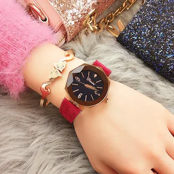 No Fade Luxury Crystal Star Sky Women's Watch Fashion Simple Roma Dail Bracelet Watch Polygon Gift Clock 
No Fade Luxury Crystal Star Sky Women's Watch Fashion Simple Roma Dail Bracelet Watch Polygon Gift Clock