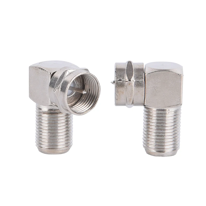 2pcs F-Type Male to Female 90 Degree Right Angle TV Aerial Antenna Plug Connector Adapter Plug To Socket Coax Cable
2pcs F-Type Male to Female 90 Degree Right Angle TV Aerial Antenna Plug Connector Adapter Plug To Socket Coax Cable