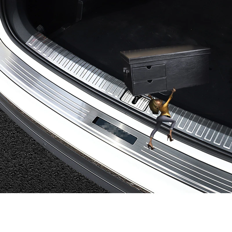 For Tiguan Second Generation 2017 2018 stainless steel Rear Bumper Protector Sill Trunk Guard Cover Trim Car styling decoration
For Tiguan Second Generation 2017 2018 stainless steel Rear Bumper Protector Sill Trunk Guard Cover Trim Car styling decoration