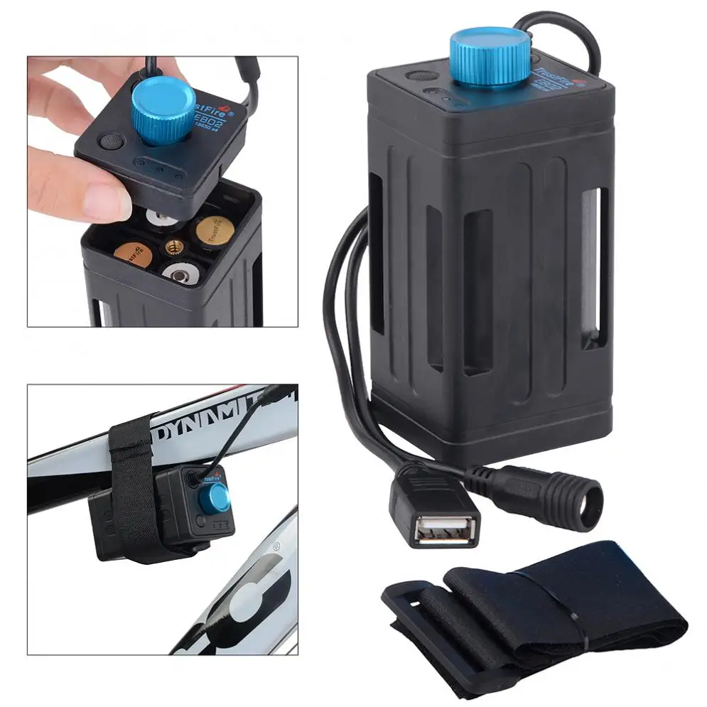 Portable Practical Waterproof Battery Case Box with USB Interface Support 4 x 18650 Battery for Bicycle LED Light
Portable Practical Waterproof Battery Case Box with USB Interface Support 4 x 18650 Battery for Bicycle LED Light
