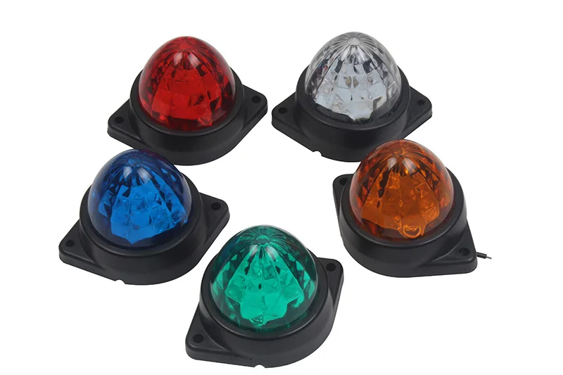 10 Pcs Side Marker Lights Clearance Lamp for 24V Truck Trailer Caravan Lorry 
10 Pcs Side Marker Lights Clearance Lamp for 24V Truck Trailer Caravan Lorry