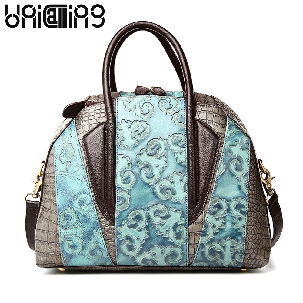 New style women messenger bag Retro exquisite Genuine Leather women bag split joint Crocodile bag cow leather embossed handbags
New style women messenger bag Retro exquisite Genuine Leather women bag split joint Crocodile bag cow leather embossed handbags