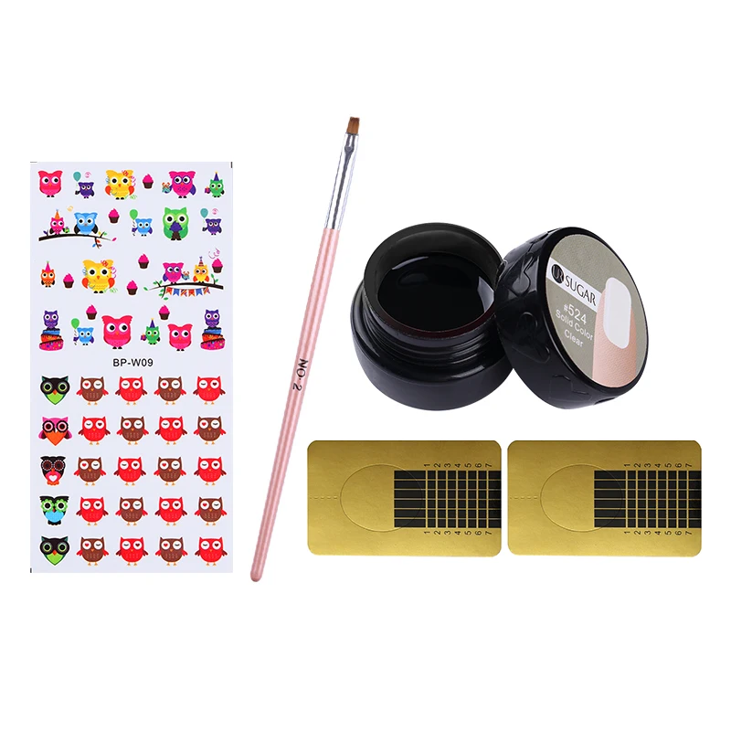 UV Gel Nail Builder Glue Extension Form UV LED Brush Water Decal Transfer Nail Sticker Nail Art Decoration Set Tool Kit
UV Gel Nail Builder Glue Extension Form UV LED Brush Water Decal Transfer Nail Sticker Nail Art Decoration Set Tool Kit