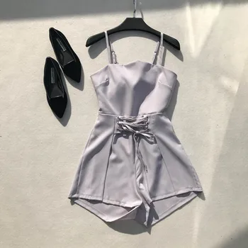 NiceMix New Summer Rompers Womens Jumpsuit Slim Sexy Spaghetti Strap Solid Beach Wear Bohe Playsuits Girls Backless Bow Bodysuit
NiceMix New Summer Rompers Womens Jumpsuit Slim Sexy Spaghetti Strap Solid Beach Wear Bohe Playsuits Girls Backless Bow Bodysuit