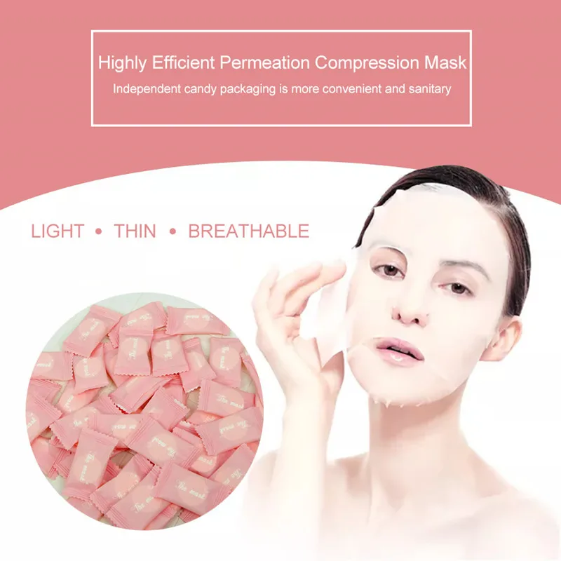 100pcs Compressed Face Mask Paper Disposable Facial Masks Papers Natural Skin Care Wrapped Masks Makeup Face Beauty Tool
100pcs Compressed Face Mask Paper Disposable Facial Masks Papers Natural Skin Care Wrapped Masks Makeup Face Beauty Tool
