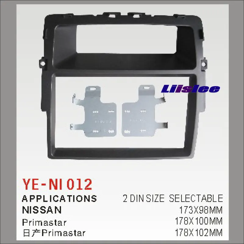 Liislee 2 DIN Car Refitting Frame Panel For Nissan Primastar Radio Stereo CD DVD Player NAVI Navigation / Dashboard Fascia Kits
Liislee 2 DIN Car Refitting Frame Panel For Nissan Primastar Radio Stereo CD DVD Player NAVI Navigation / Dashboard Fascia Kits