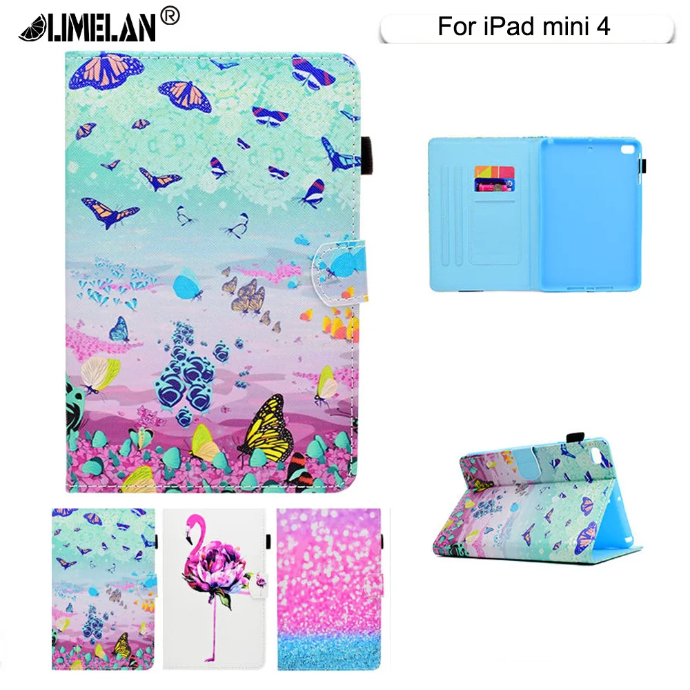 New Colorful Patterns Flip Case For Apple iPad Mini 1 2 3 4 Smart Case Cover Funda Sleep Wake Silicone PU Leather Stand Shell
New Colorful Patterns Flip Case For Apple iPad Mini 1 2 3 4 Smart Case Cover Funda Sleep Wake Silicone PU Leather Stand Shell